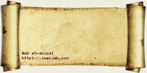 Atanasije Jaglikić vizit kartica